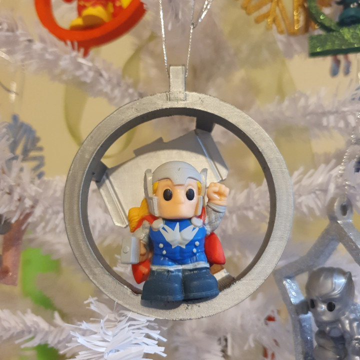 Thor Christmas tree ornament pencil toppers or ooshies decoration
