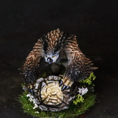Picture of print of Owlbear Tree Stump / Forest Beast / Owl Bear Hybrid