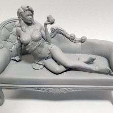 Picture of print of 18K Anatomy - girl on the sofa