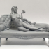 18K Anatomy - girl on the sofa print image