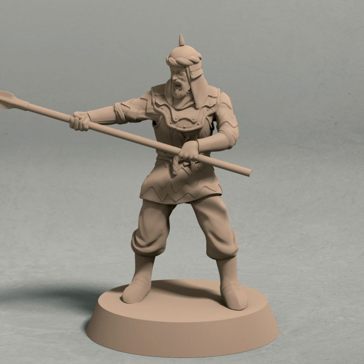 $2.99Empire of Jagrad Soldier with Spear - Pose 3