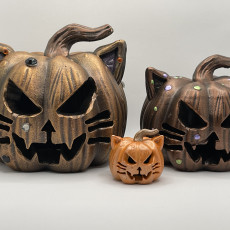 Picture of print of Cat O' Lantern complete set