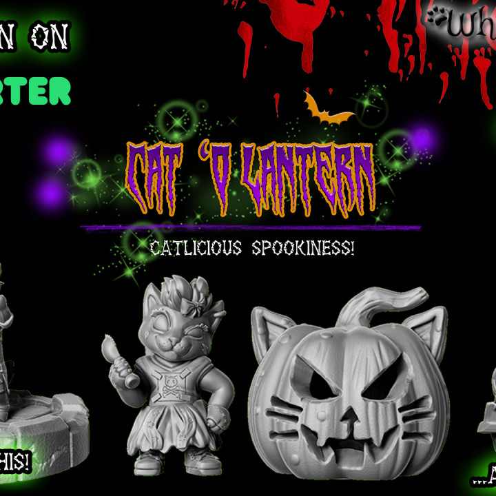 Cat O' Lantern complete set's Cover