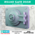 Round safe door image