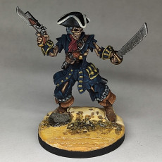 Picture of print of Billy the Bone- Pirate Skeleton - 32mm - DnD