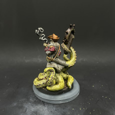 Picture of print of Captain Quidd - Pirate Octopus Captain - 32mm - DnD -