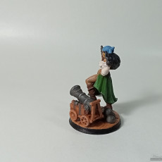 Picture of print of Shelly- Female Pirate- 32mm - DnD
