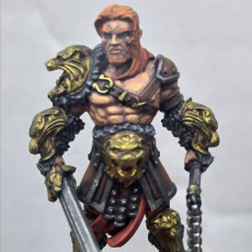 Picture of print of Lionel - barbarian- 32mm - DnD -