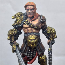 Picture of print of Lionel - barbarian- 32mm - DnD - This print has been uploaded by Carlos Almeida