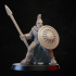 Spartan warrior with spear and sheld image