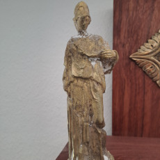 Picture of print of Athena, known as "Athena holding a cista"
