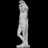Narcissus, known as the "Mazarin Hermaphrodite" or "Genius of Eternal Rest" image