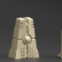 Karnac, The Tomb Planet. 3d Printing Designs Bundle. Ancient Alien Egypt and Necron. Terrain and Scenery for Wargames image