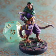 Picture of print of Taja Tabaxi Ranger - Presupported This print has been uploaded by Khaarma