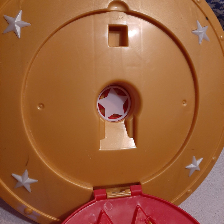 Plastic discs for Wonder Woman Shield