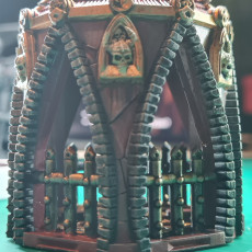 Picture of print of Shrine of the damned tabletop terrain + dice jail versions