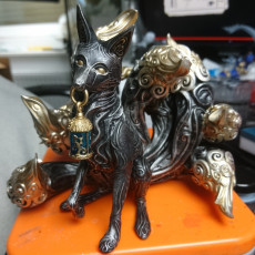 Picture of print of Kitsune - 9 tailed fox Miniature