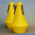 The Original 3d Printed trumpet mute - by 3dpmutes! image