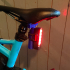 Bicycle saddle taillight holder image