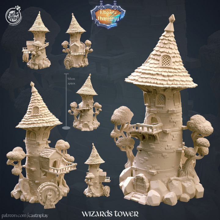 Cast N Play Wizards Tower Bases