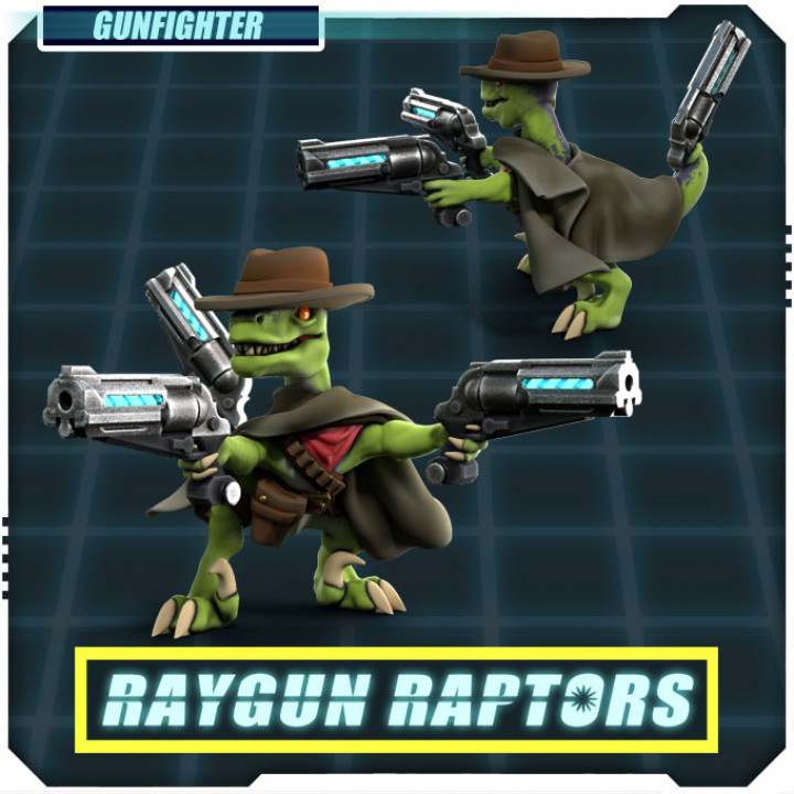 Raygun Raptors Gunfighter's Cover
