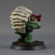 Picture of print of Teenage Mutant Ninja Tortle miniatures bundle - Pre-Supported This print has been uploaded by Some Birds