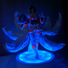 Picture of print of League of Legends Ahri figuer