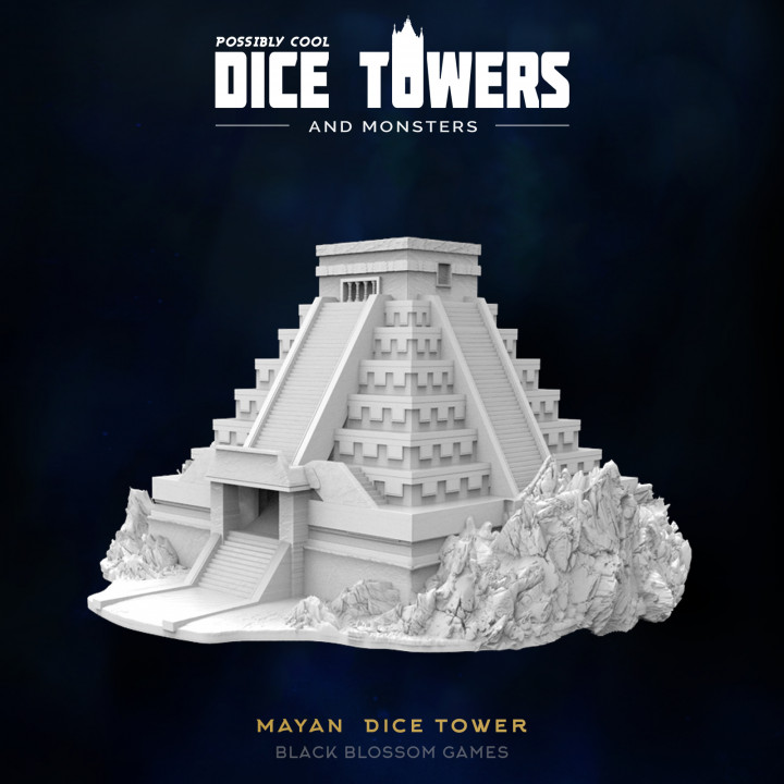 B01 Mayan :: Possibly Cool Dice Tower's Cover