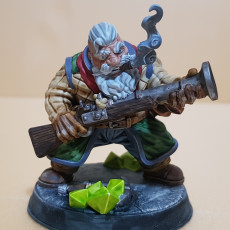Picture of print of Dwarf - Thordrom Gunslinger