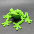 Cute Flexi Print-in-Place Frog print image