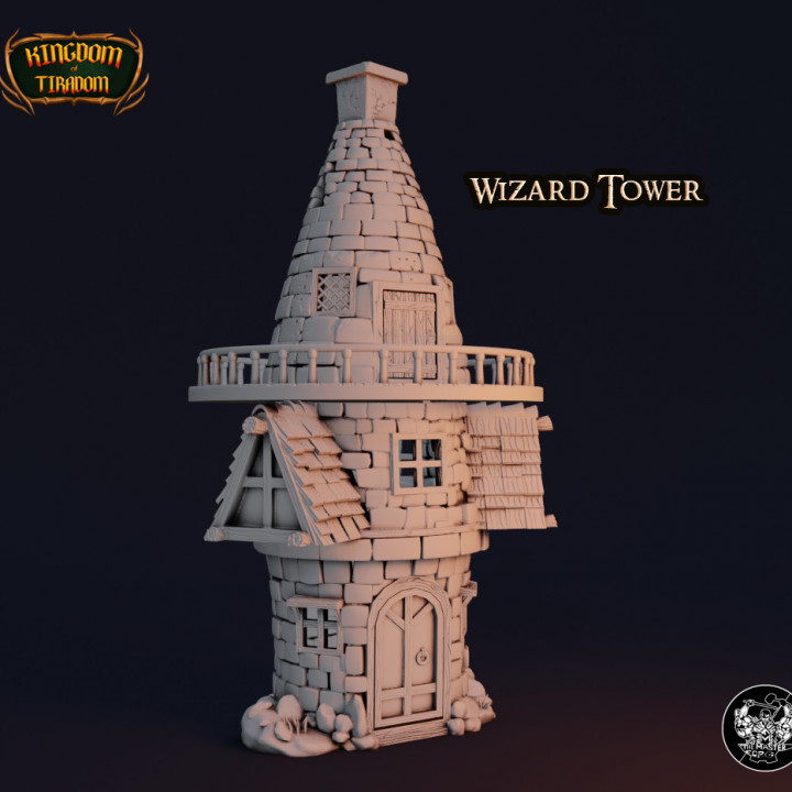 3d Printable Wizard Tower By The Master Forge