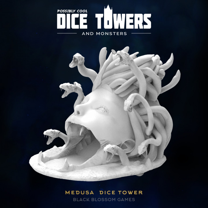 B05 Medusa :: Possibly Cool Dice Tower's Cover