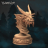 Adult Gold dragon bust image