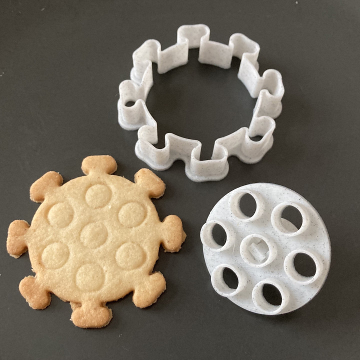 3D Printed  Virus Cookie Cutter 