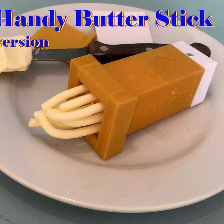 3D Printable Handy Butter Stick Upgraded Version by Henry Wang
