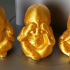 Three Wise Baby Buddha's image