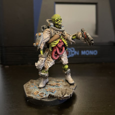 Picture of print of SPACE ZOMBIE 01