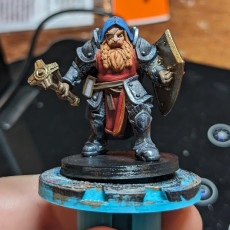 Picture of print of The Dwarf Cleric