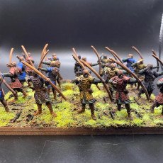 Details about   Skeleton archers by Highlands Miniatures resin 3D print. 32mm scale 