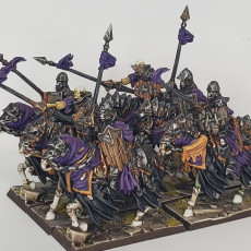 Picture of print of Undead Dark Knight Core Unit - Highlands Miniatures