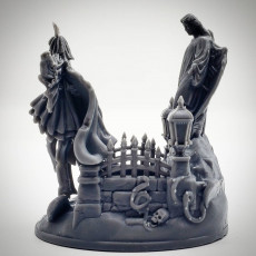 Picture of print of Lady Violet, the Spectral Widow - Highlands Miniatures