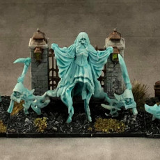 Picture of print of Lady Violet, the Spectral Widow - Highlands Miniatures
