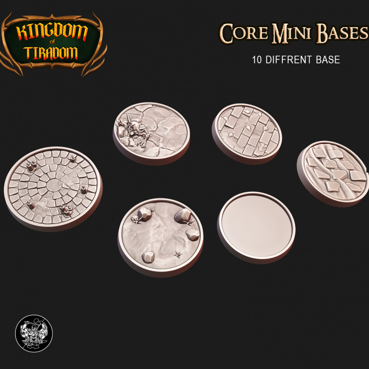 Core Mini Bases_KingdomOfTiradom_25mm's Cover