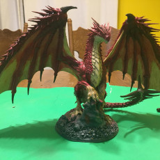 Picture of print of Ancient Red Dragon