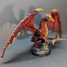 Picture of print of Ancient Red Dragon