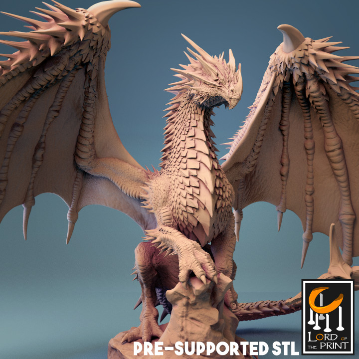 3D Printable Red Dragon by Lord of the Print