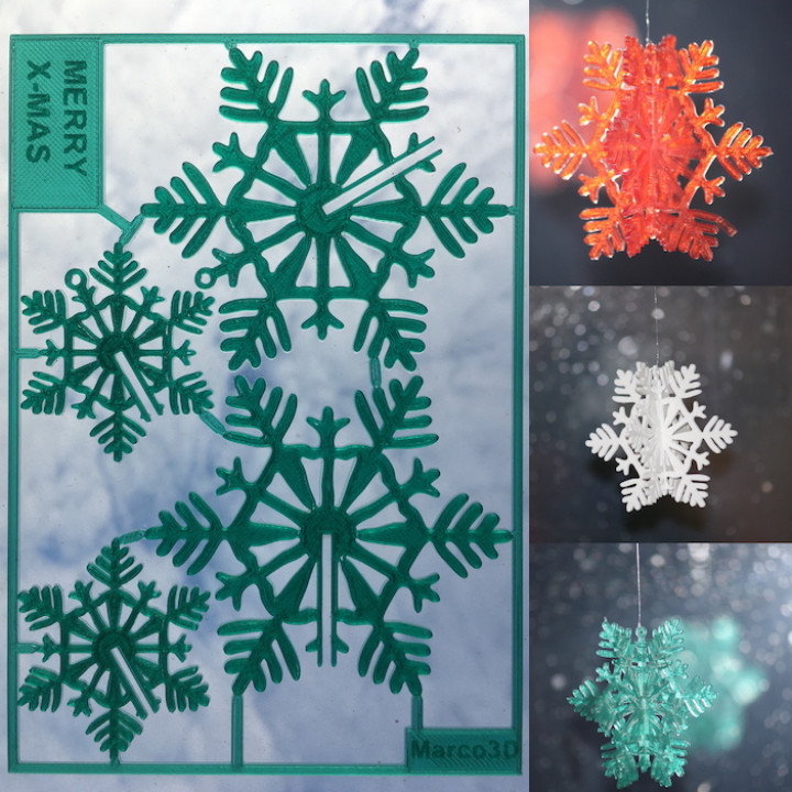 X-MAS Snowflake Card
