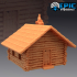 Hunting Hut / Log House / Wooden Home / Playable Interior / Pre-Supported image