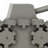 Tank Themed Mechanical clock image
