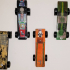 Pinewood derby car wall mount image
